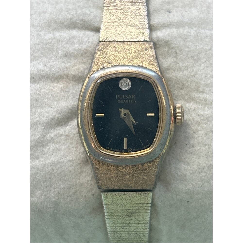 Vintage Pulsar Gold Tone Women’s Quartz Watch